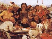 llya Yefimovich Repin Zaporozhian Cossacks oil painting